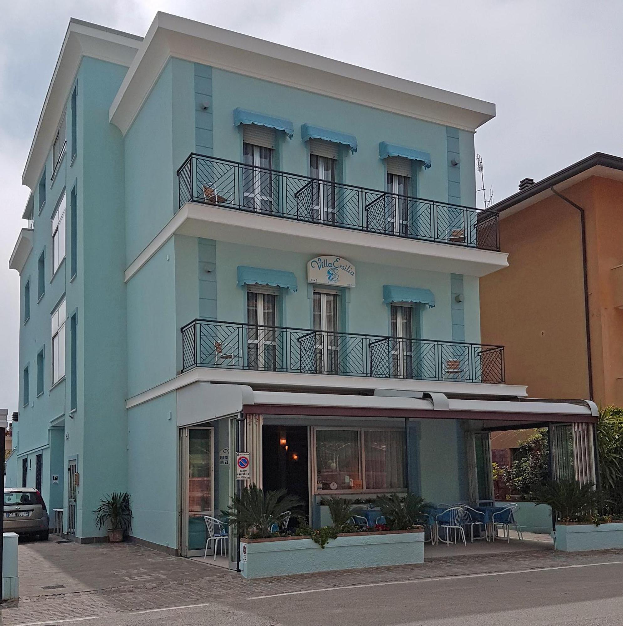 Hotel Villa Ersilia Rimini B&B Kültér fotó